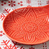 Ceramic Spoon Rest, 7.48 Inches Spoon Holder for Kitchen Counter, Kitchen Accessories, Dishwasher Safe, Red...