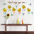 28 Pcs Sunflower Cutouts Spring Bulletin Board Decoration Classroom Wall Decor Spring Wall Art You are My Sunshine Set Bee Party Hummingbird Inspi...