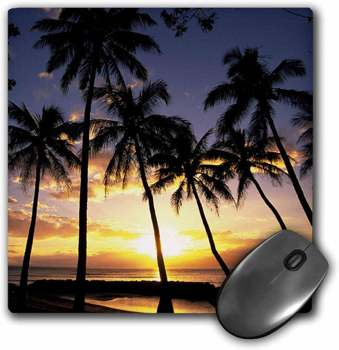 3dRose LLC 8 x 8 x 0.25 Inches Mouse Pad, Sunset Lahaina Maui Hawaii Douglas Peebles (mp_89596_1)...
