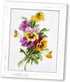 Povitrulya Cross Stitch Embroidery Kit 'Pansies'......