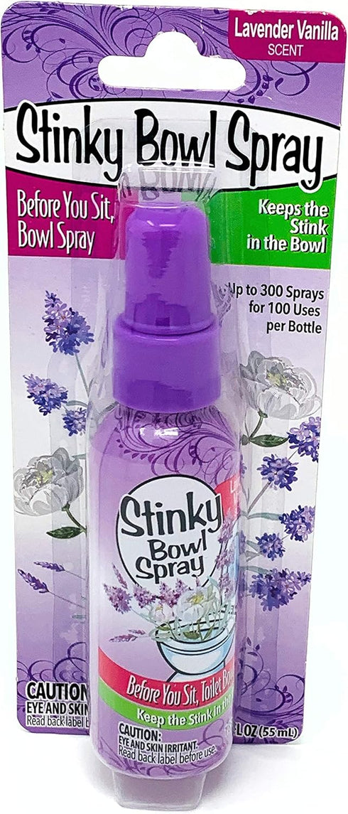 Lavender Vanilla - Before You sit, Bowl Spray - Keeps The Stink in The Bowl...