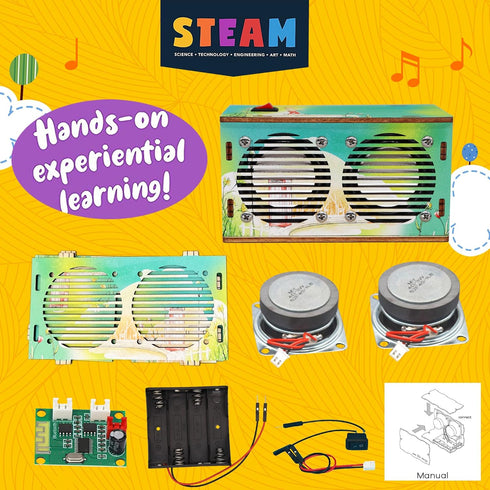 STEM Gifts for Teen Girls Boys - Science Kits for Kids Age 8-10-12-14 Crafts for Girls| Toys Build Bluetooth Speaker Kit| 3D Puzzles DIY Electroni...