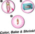 Just Play Shrinky Dinks 68-piece Jewelry Kit, Includes Beads, Barrettes, Elastic String and Earring Hoops, Kids Toys for Ages 5 Up...
