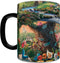 Morphing Mugs Disney - Alice in Wonderland - Thomas Kinkade - One 11 oz Color Changing Heat Sensitive Ceramic Mug – Image Revealed When HOT Liquid...