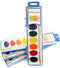 Color Swell Bulk 8 Color Watercolors with Wood Brushes - 4 Packs...