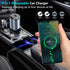 Paiholy 4 in 1 Retractable Car Charger,120W Super Fast Car Charger, Dual Type-C Retractable Cables and 2 USB Ports Car Charger Compatible with Sam...