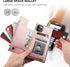 Bocasal Wallet Case for iPhone 11 Pro Max with 3 Card Slots Cash Holder Zipper Design Premium PU Leather Sturdy Magnetic Closure 6.5 Inch(Rose Gol...