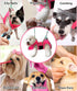 Dog Grooming Hammock,2024 New Version Barbie Pink Medium Dog Hanging Harness Holder for Nail Clipping,Dog Nail Trimming Hammock,Dog Sling Restrain...