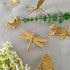 Gold Dragonfly Sculpture Solid Metal Insect Ornament Mini Insect Figurine for Home Office Garden Desktop Decor (Dragonfly)...