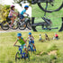 Bike Kickstand Kids- Adjustable Rear Side Aluminum Alloy Bicycle Stand Kickstand Fit for 16”18" 20" 22“Bike Kick Stand for Mountain Bike Road Bicy...