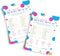 Baby Shower Animal Matching Games - 25 Pack - Fun Guessing Gender Neutral Party Game Cards - Boy or Girl Favors, Pink and Blue, 4x6...