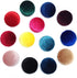 PEPPERLONELY 50PC 15mm Velvet Fabric Cloth Covered Flat Back Round Buttons, 5/8 Inch Royal Blue...