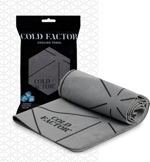 Cooling Neck Towel-Chill Pad Lasts 5 Hours Premium PVA Cooling Towel for Neck and Face-UPF 50+(Gray)...