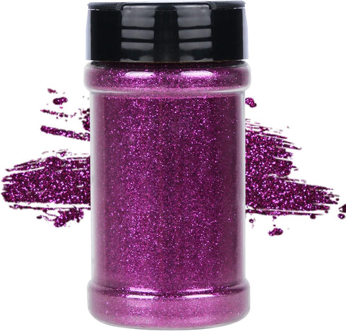 TORC Purple Fine Glitter 4 oz Glitter Powder for Tumblers Resin Crafts Slime Cosmetic Nail Painting Festival Decoration...