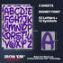 IRON 'EM Purple Iron On Letters for Fabric, Clothing, Custom Tshirt, DIY Craft for Kids, Adults, and Toddlers 2" Felt Letters for Fabric, Heat Tra...