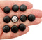 PEPPERLONELY 10PC Leather Covered Buttons with Shank Sew On for Leather Clothes Dress Coat Jeans Sofa Decoration Crafts, 11.5mm, Black...