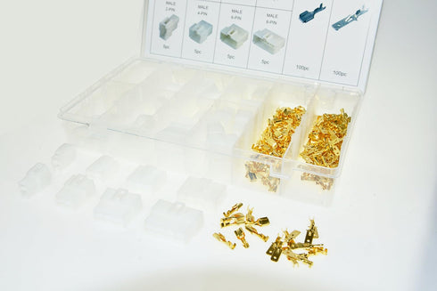 Swordfish 70300-240pc Terminal & Wire Harness Insulation Plug Connector Assortment...