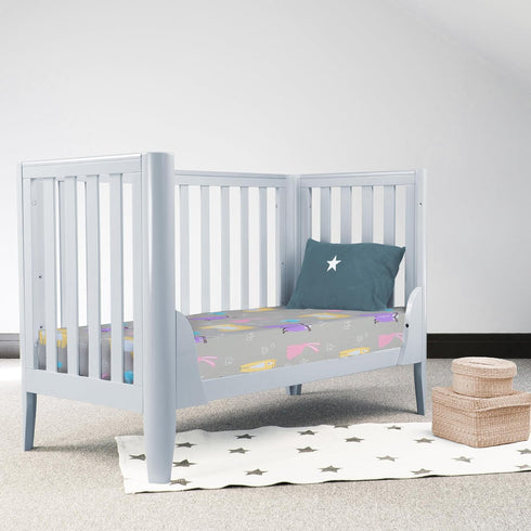 Moonybaby Baby Crib Sheet - 100% Organic Cotton Crib Sheet Unisex - for Standard Crib and Toddler Mattresses (Jersey with Animal Printing)...