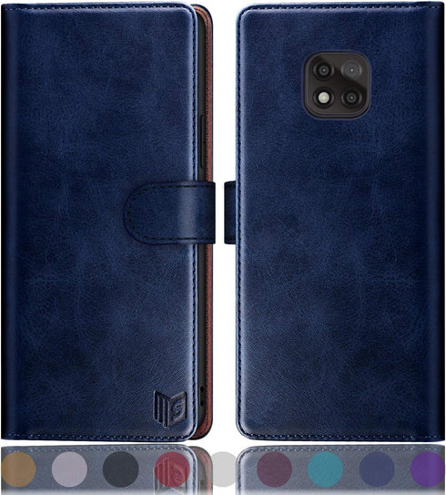 SUANPOT for Moto G Power 2021 with RFID Blocking Leather Wallet case Credit Card Holder, Flip Folio Book Phone case Shockproof Cover for Women Men...
