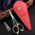Sharp Embroidery Scissors Precision Sewing Scissor with Cover, Crochet Shears for Needlework Craft Thread Snips Cross Stitch Detail Cutting DIY To...