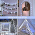 JMEXSUSS 2 Pack White Fairy Lights Battery Operated, Total 200 LED 66ft Twinkle Lights with Remote, 8 Mode White String Lights for Bedroom Ceiling...