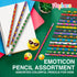 Emoticon Pencils - 36 Pack - Fun & Vibrant Writing Tools with Erasers - Assorted Emote Designs - Birthday Parties, Classroom Prizes, Goody Bag Stu...