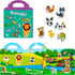 Reusable Sticker Book for Kids, Animal Stickers Educational Learning Toys Travel Stickers Activity Books for Toddler Girls Boys Age 3+ Birthday Gi...