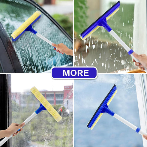 Window Squeegee Telescopic Iron (Blue)...