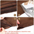 Outus 2 Rolls Fabric Fusing Tape Adhesive Hem Tape Iron on Tape Each 1/2 Inch (Black, White,27 Yards Each)...