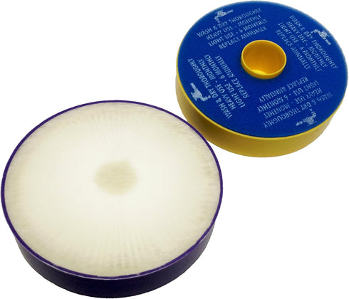 Pre & Post Motor Hepa Filter Kit Designed to Fit Dyson DC07 Vacuum Cleaners...