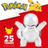 Pokemon 25th Celebration 3-inch Silver Squirtle #2 Figure Fan Must Have Toy - Officially Licensed 25th Anniversary Product from Jazwares...