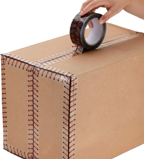 Outus 110 Yards Baseball Stitch Tape 1.9'' Wide Decorative Adhesive Baseball Tape Team Stitching Lace Packing Seam for Gift Wrapping Craft Enthusi...
