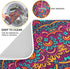Boho Ethnic Dish Drying Mat Bohemian Mandala Paisley Kitchen Countertop Mat 16 x 18 Inch Absorbent...