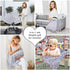 Baby Nursing Cover & Poncho - Multi-Use Privacy Cover for Baby Car Seat, Shopping Cart, Stroller...
