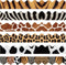 Classroom Bulletin Board Borders Safari Animal Classroom Borders for Wall Decorations DIY Leopard Tiger Cow Print Bulletin Board Sticker for Schoo...