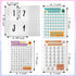 25 Sheets A5 Ring Binder Inserts for 100 Envelopes Money Saving Challenge Binder, with 3 Sheets Savings Challenge Tracker, Pre-Labeled 1-100 Money...