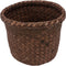 NUOBESTY Round Seagrass Planter Basket: 5.5x7.1" Woven Flower Pots Cover Plant Pots Containers - Wicker Plant Pot Basket Desktop Sundries Containe...