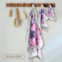 3dRose Towel, Pretty Candy Cane with Bells Illustration...