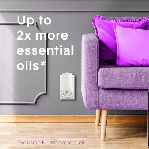 Glade Aromatherapy PlugIns Refills Air Freshener, Scented and Essential Oils for Home and Bathroom, Choose Calm Scent, 1.34 Fl Oz, 2 Count...