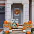 Thankful Nautical Pumpkin Lantern Home Decorative Garden Flag, Thanksgiving Yard Lawn Fall Coastal Outside Decor, Autumn Farmhouse Beach Outdoor S...