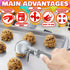 4 oz Ice Cream Scoop with Trigger Release #8 – Stainless Steel Versatile Tool for Baking, Cookies and Desserts Spoons, Easy-to-Clean, Dishwasher-S...