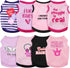8 Pieces Pet Shirts Printed Puppy Soft Dog Shirt Pullover T Cute Sweatshirts Valentine's Day Girl Clothes Outfits Small for Dogs Cats (Vivid Patte...