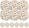 12 Pcs Bird Shreddable Toy 6 Natural Parrot Sola Balls Rattan Foraging Toys Chewing Accessories for Budgie Parakeet Cockatiel Orbs Crafts DIY Vase...