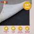 Hold-a-Rug Plush 2' x 4' Nonskid, Nonslip Rug Pad, Reversible Gripper, ¼ Thick, Safe for All Floors and Carpet, Keep Area Rugs Secure...