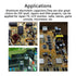 24Value 460Pcs 6.3V-50V Capacitor Assortment Box Kit DIP 1uF-1500uF High Frequency Aluminum Electrolytic Capacitors for Industrial Electrical and ...