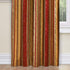 Waverly Traditions Stripe Ensemble Rod Pocket Curtains for Windows in Bedroom, Kitchen, or Living Room, Single Panel, 52" x 84", Crimson...