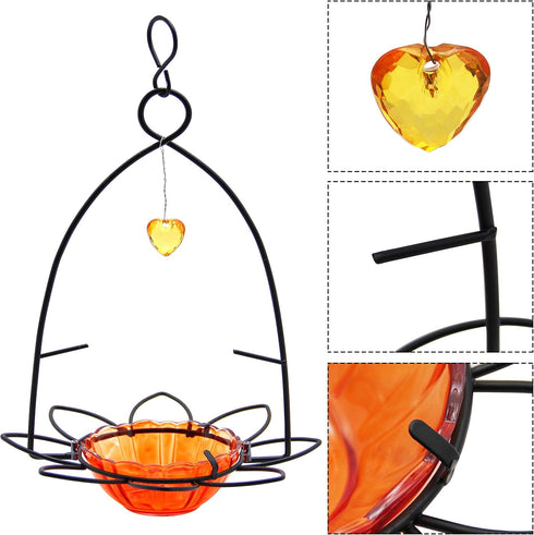 FORUP Oriole Bird Feeder, Orange Fruit Oriole feeder...