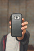 Mous - Case for Samsung Galaxy S8 Plus - Black Leather - Limitless 2.0 - Protective S8 Plus Case - Shockproof Phone Cover...