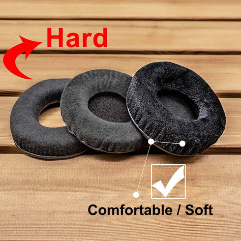 90mm Replacement Ear Pads Compatible with NS-WHP314, MDR-V700 V500, HDJ2000, DJ DN-HP1000, HARX300 HARX500, ProDJ100 ProDj200, RP-DH1200, T4s Head...