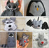 Felt Sheets Fabric, 7" x 11" Felt Fabric for Crafts 10Pcs Halloween Christmas Fabric Fall Felt for DIY and Sewing Projects(Gray)...